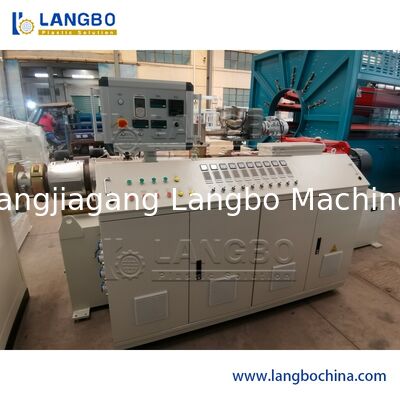 Boudineuse à vis de jumeau de PVC de conduite d'eau, machine en plastique d'extrusion de contrôle automatique