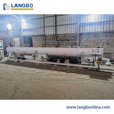 Ligne d'extrusion de tuyau de PVC de gestion par ordinateur, tube jumeau de PVC de vis faisant la machine