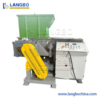 Machine de concassage de sacs en plastique/cruseuseuse de film de déchets/cruseuseuse de films en plastique/cruseuseuse de sacs tissés, machine à concassage à simple ou double arbre
