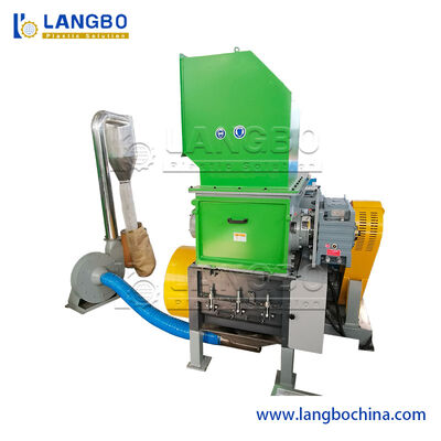 Machine de concassage de sacs en plastique/cruseuseuse de film de déchets/cruseuseuse de films en plastique/cruseuseuse de sacs tissés, machine à concassage à simple ou double arbre