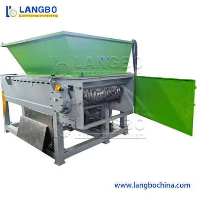 Machine de concassage de sacs en plastique/cruseuseuse de film de déchets/cruseuseuse de films en plastique/cruseuseuse de sacs tissés, machine à concassage à simple ou double arbre