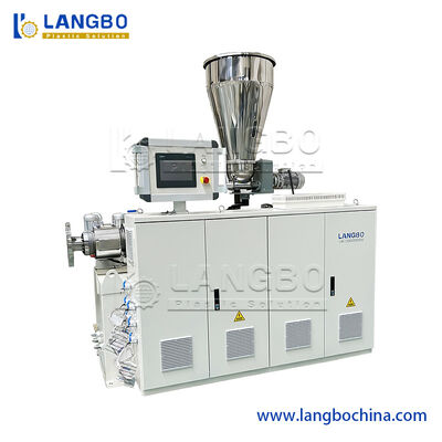 Ligne d'extrusion de profil de câble de tronçon de matériau en PVC en plastique à chaud