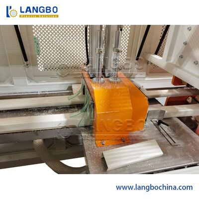 Ligne d'extrusion de profil de câble de tronçon de matériau en PVC en plastique à chaud