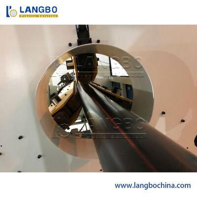 Ligne d'extrusion de tuyau de PE de certificat d'OIN avec le procédé de calibrage/de refroidissement