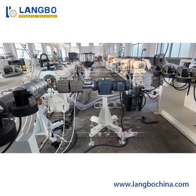 75-315 mm ligne d'extrusion de tuyaux en PE à double couche unique et multiple / machine de fabrication de tuyaux en HDPE / ligne de production de tuyaux en plastique