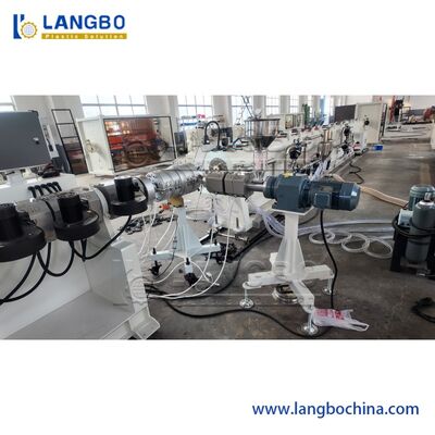 75-315 mm ligne d'extrusion de tuyaux en PE à double couche unique et multiple / machine de fabrication de tuyaux en HDPE / ligne de production de tuyaux en plastique