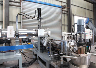 Le double simple de vis de machine en plastique de pelletisation de PE de pp présente le granule d'extrudeuse