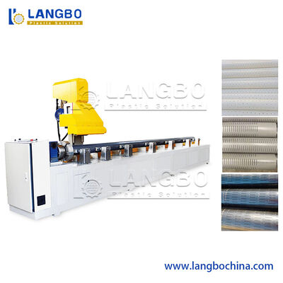 Machine de fente de tuyaux en PVC. Coupe de précision, diamètre de tuyau flexible, rentable.