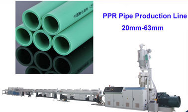 Ligne simple tension d'extrusion de tuyau de la vis PPR d'entrée de 380V complètement automatique