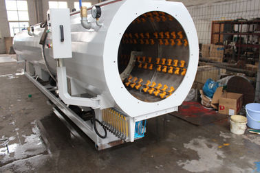 Ligne diamètre élevé d'extrusion de tuyau de pe de 100 eaux d'égout de vis de la capacité de production 120mm