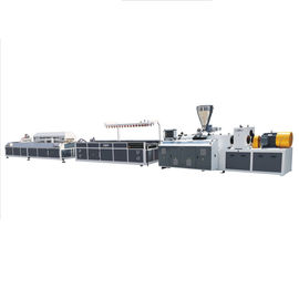 Double extrusion de panneau de mur de plancher de PVC de vis/de machine profil de Wpc