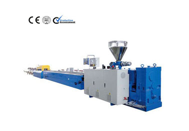 Machine en plastique d'extrusion de double de vis profil de PVC/UPVC pour le matériel décoratif