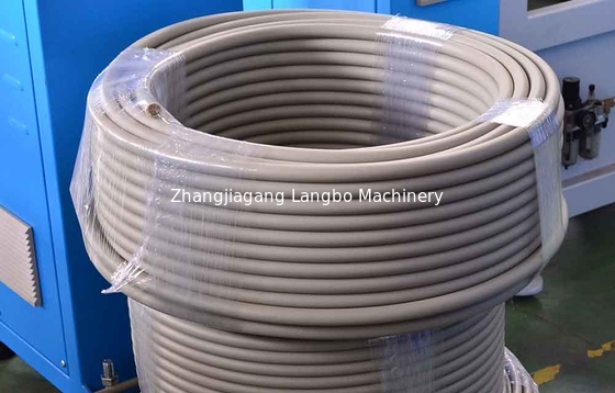 Conception à vis unique de la ligne d'extrusion de tuyaux en PEHD de 63 à 90 mm à grande vitesse