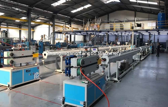 ligne vis simple d'extrusion de production de tuyau de PE de 110mm de PLC