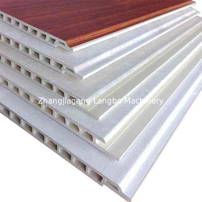 Extrudeuse à double vis conique automatique en plastique, panneau de plafond en PVC en WPC, panneau de contreplaqué, profil de fenêtre, machine à extruder le cadre de porte, ligne de production