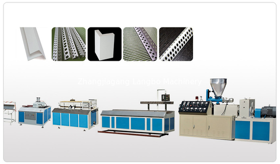 Extrudeuse jumelle conique de profil de PVC de vis à haute production