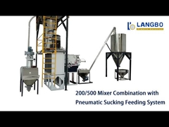 Ligne de produits de panneaux Machine de mélangeur en PVC avec convoyeurs spiraux flexibles