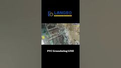 Ligne de production de granulation par découpe à chaud de PVC#machineàgranuler #granulesplastiques