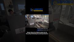 Ligne de granulation de recyclage PET HDPE LDPE PP PE#recyclagedeplastique #machineàgranuler