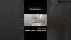 Machine à fileter extérieure pour tubes en plastique – Filetage de précision#machineàfileter #plasturgie