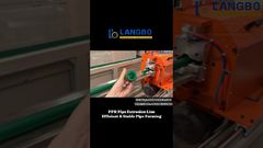 Ligne de production de tubes PPR à haute vitesse pour applications de plomberie #tubeppr#extrusiondetubes