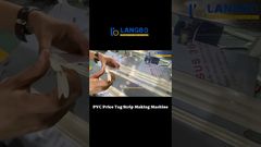 Machine d'extrusion automatique de bandes d'étiquettes de prix en plastique pour étiquettes de prix de supermarché #étiquettodeprix