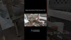 Porte-étiquette de prix Ligne d'extrusion de profilé d'étiquette de prix #ExtrusionDeProfilé#pvc #tuyaupvc #usine