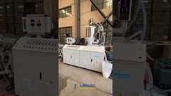 Machine de fabrication de tuyaux en PE de 20-90 mm | Production efficace de tuyaux pour l'eau et le gaz #tuyauenpe #extrusiondetuyaux