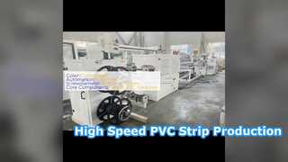 Production à grande vitesse de machine d'extrusion de bande de cachetage de PVC
