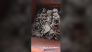 Déchiquetage de sacs tissés avec broyeur à double arbre